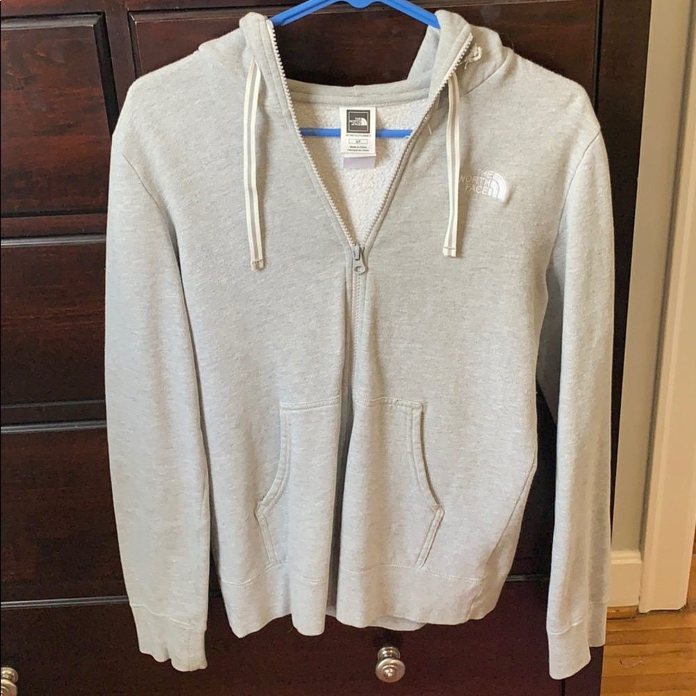 Grey zip up jacket